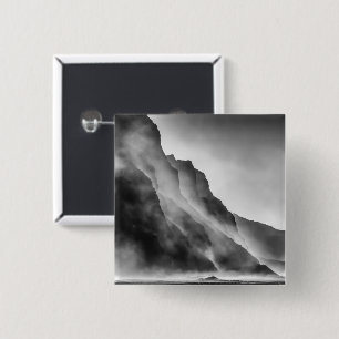 Mist on the rocks 15 cm square badge