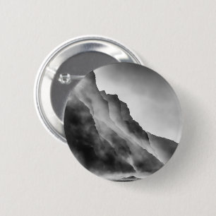 Mist on the rocks 6 cm round badge