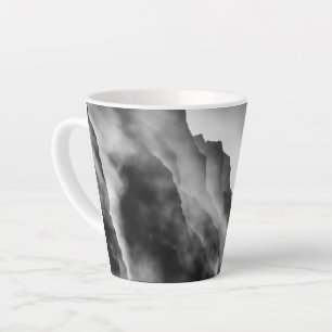 Mist on the rocks latte mug