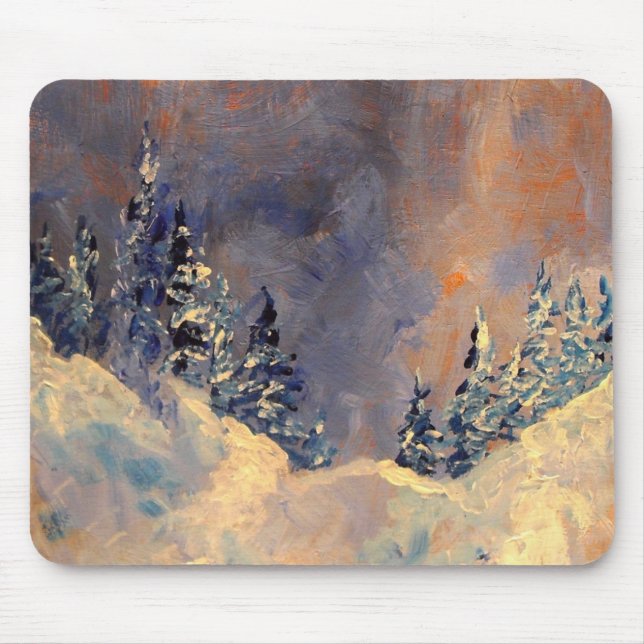 Mist on the Snow Peak 2009 Mouse Mat (Front)
