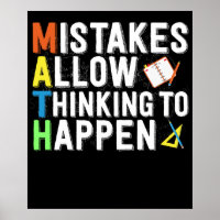 Mistakes Allow Thinking To Happen Math Day