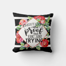 Mistakes Are Proof You Are Trying Red Roses Gifts