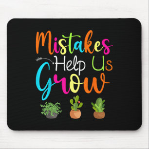 Mistakes Help Us Grow Growth Mindset Motivational  Mouse Mat