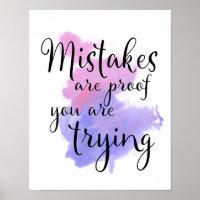 Mistakes Quote Classroom Craft Room