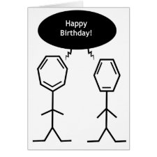 Mister Benzene Birthday card