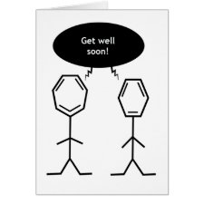 Mister Benzene Get Well Soon card