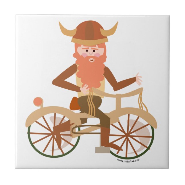 Mister Biking Viking Tile (Front)