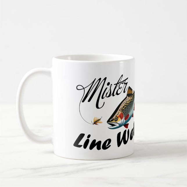 Mister Castaway Rainbow Trout  Coffee Mug (Left)