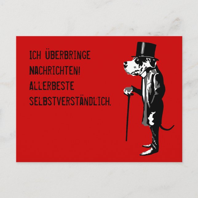 Mister Dane Postcard (Front)