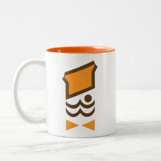 Mister Donut Two-Tone Coffee Mug