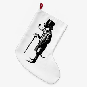 Mister Great Dane Large Christmas Stocking