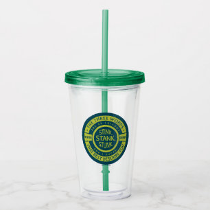 Mister Grinch   Stink Stank Stunk Quote Acrylic Tumbler