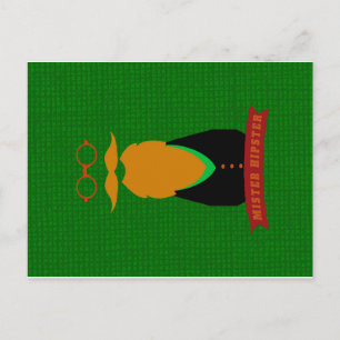 Mister Hipster Postcard
