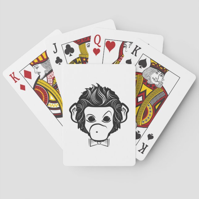 mister monkey playing cards (Back)