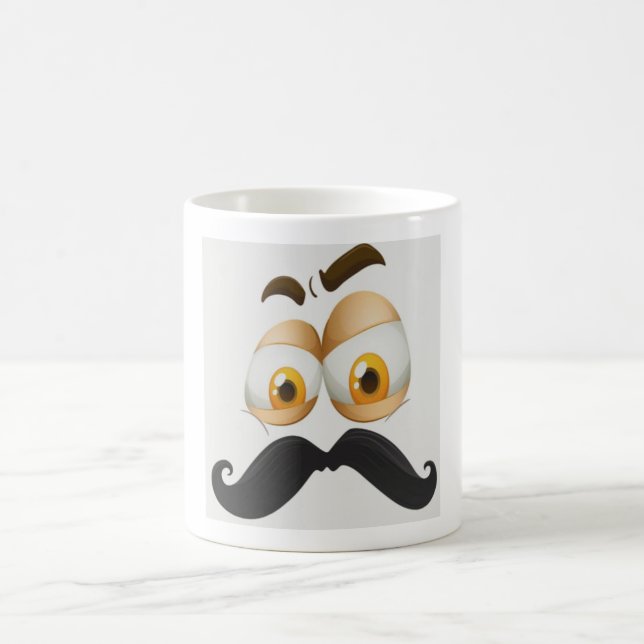 Mister moustache coffee mug (Center)