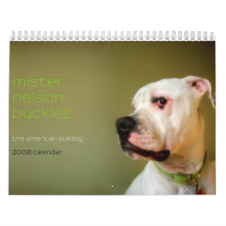Mister Nelson Buckles : The American Bulldog Calendar