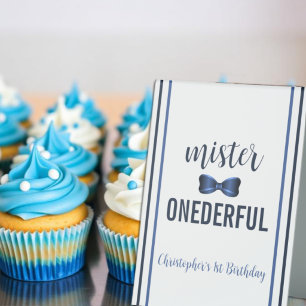 Mister Onederful Bow Tie 1st Birthday