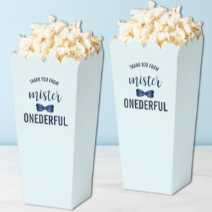 Mister Onederful Bow Tie 1st Birthday Favour Box