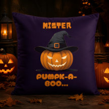 Mister Pumpk-A-Boo Halloween Pumpkin