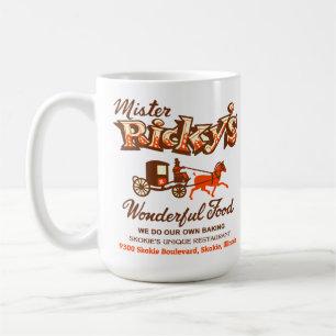 Mister Ricky's Restaurant, Skokie, Illinois  Coffee Mug