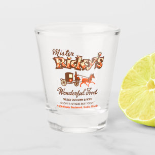 Mister Ricky's Restaurant, Skokie, Illinois Shot Glass
