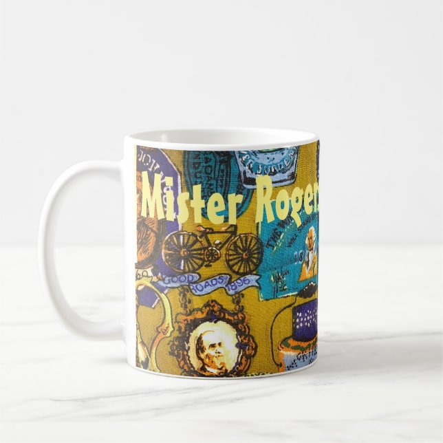 Mister Rogers fan mug (Left)