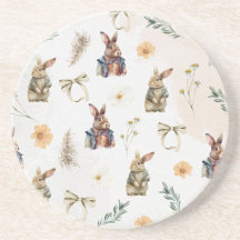 Mister Whimsy Spring Bunny Coaster