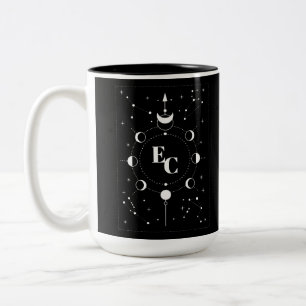 Mistery Moon Two-Tone Coffee Mug