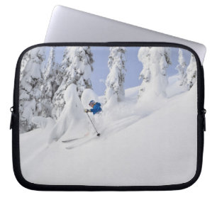 Mistie Fortin skis powder Laptop Sleeve