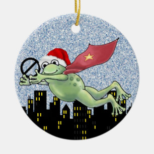 MISTLETOAD - SRF CERAMIC TREE DECORATION