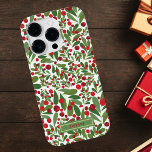 Mistletoe and Hollyberries Christmas Case-Mate iPhone 14 Pro Case<br><div class="desc">Enjoy this Elegant Trendy Cute Mistletoe and Hollyberries Christmas Case-Mate iPhone 14 Pro Case. Personalise by adding the recipients name. Have a Wonderful Christmas!</div>