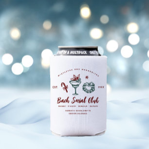 Mistletoe and Margaritas   Christmas Bachelorette Can Cooler