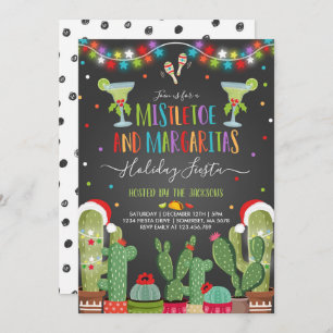 Mistletoe and Margaritas Holiday Party Invitation