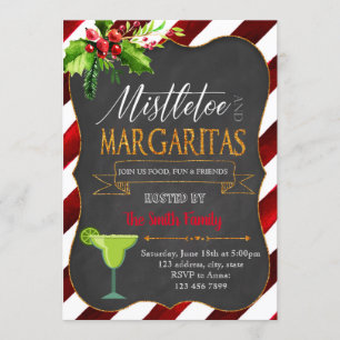 Mistletoe and Margaritas party invitation