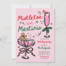 Mistletoe And Martinis Christmas Holiday Party