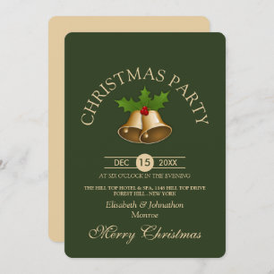 Mistletoe Bells Christmas Party Invitation
