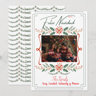 Mistletoe Botanical Christmas Card