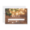 Mistletoe Branch Rustic Holiday  RSVP Card
