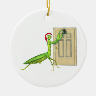 Mistletoe Ceramic Tree Decoration