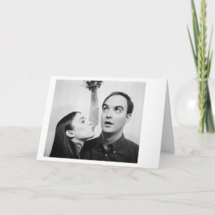 Mistletoe Christmas Holiday Card