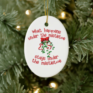 Mistletoe Christmas Ornament
