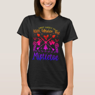 Mistletoe Christmas tee design