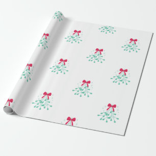 Mistletoe Christmas   Wrapping Paper
