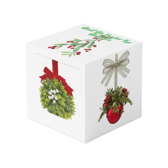 mistletoe cube (Front Angled)