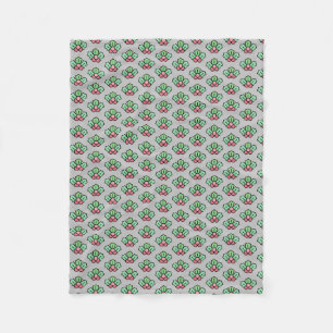 mistletoe fleece blanket