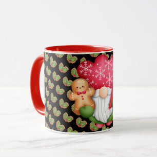 Mistletoe Gnome Customise Colour Mug