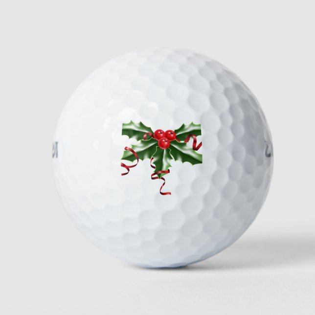 Mistletoe Golf Balls (Front)