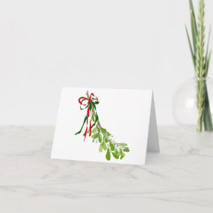 Mistletoe Greeting Card