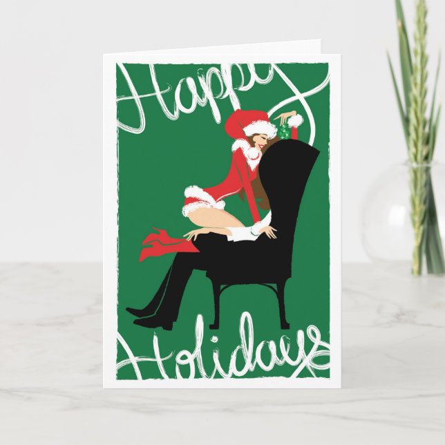 Mistletoe Holiday Card (Front)