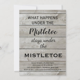 Mistletoe Holiday Party Invitation